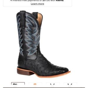 Ostrich boots size 10 in mens. Never worn.